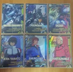 アーセナルベース　ヘイズル　νガンダム　ザザビー キラ　Pレア6枚