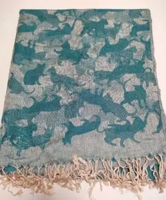 猫柄カモフラージュ ストール