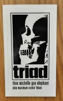 THEE MICHELLE GUN ELEPHANT マリアステッカー2枚セット THEE MICHELLE GUN ELEPHANT マリアステッカー2枚セット