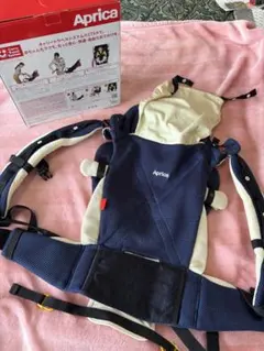 Aprica COLAN CTS 抱っこ紐 ネイビー　おまけつきのサムネイル
