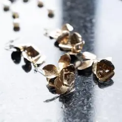 ✳︎ ゴールドフラワーピアス　✳︎ピアス　フラワーピアス　ウエディングピアス