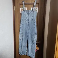 JEANASISデニムサロペット オーバーオール ライトブルーのサムネイル