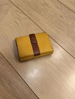 【最終価格】LOEWE 三つ折り財布 イエロー×ブラウンのサムネイル