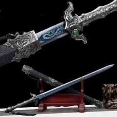 即購入可！高級模造刀 倚天剣 武侠ファン必見 伝説の剣 美術刀剣 鑑賞用のサムネイル