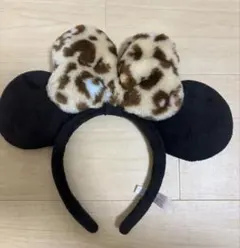 ディズニーカチューシャ　ヒョウ柄カチューシャ　レオパード