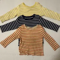 UNIQLO 長袖カットソー 3枚セット 90cm