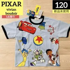 新品◆バズ カーズ ニモ リメンバーミー◆PIXARメッシュ半袖Tシャツ 120のサムネイル