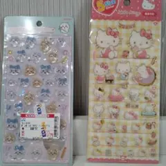 ボンボンドロップシール　ちいかわ　5サイズステッカー ハローキティ