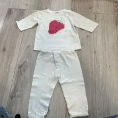 七分袖シャツとパンツのセット　90