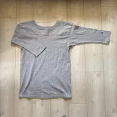 Champion T1011 七分袖カットソー グレー S