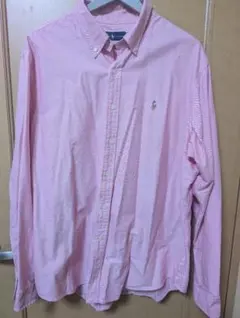 Ralph Lauren XXL ピンク ボタンダウンシャツ