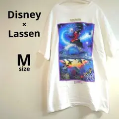 90s ディズニー × ラッセン ソーサラーミッキーマウス Tシャツ Mサイズ