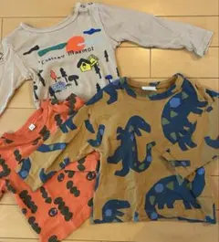 BODO CROSSES zarababy ロンパース ロンT 3枚セット　80