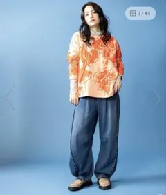 ラ*ブ様 オズモーシス♡セルロースデニムタックパンツのサムネイル