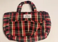 ［良品］Doors URBAN RESEARCH チェック柄 トートバッグ