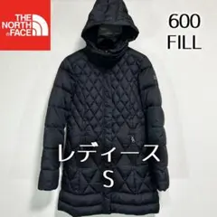美品人気 ノースフェイス ダウンコート レディースS ブラック 600FP