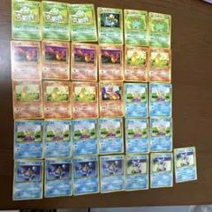 旧裏 御三家 ヒトカゲ ゼニガメ 12枚セット まとめ ポケカ pokemon