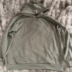 GU パーカー フーディー グリーン L オーバーサイズ ストリート 人気