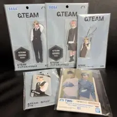 &TEAM クリアスタンド アクリルキーチェーン　缶バッチ　MAKI TAKI