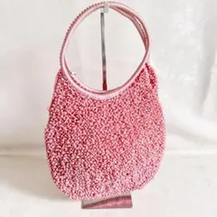 ANTEPRIMA アンテプリマ ワイヤーバッグ ラウンド型 ピンク 縦型