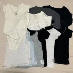 肌着　Tシャツ 80cm 10枚セット　夏　タンクトップ　メッシュ　UNIQLO