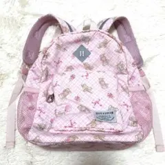 中古美品♡子供達用 遠足 リュック クマ くま ベア ピンク バックパック