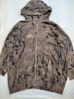 ❤︎リングスパンringspun Lサイズ フロントジップ スウェットパーカー