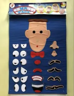 MR.FACE 福笑い 海外 ゲーム 正月 新年 マジックテープ 布製のサムネイル