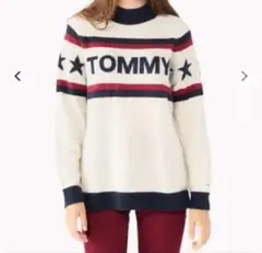 TOMMY JEANS トミー ウールロゴ セーター S