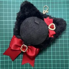 公*o様 平成レトロ マイメロ パンク ハートミラーストラップ モコモコ