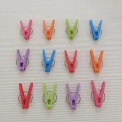 カラフル洗濯バサミ 12個セット　モンテソーリ　知育