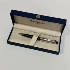 未使用】パリの高級老舗文具 WATERMAN Paris ボールペン 波紋彫刻