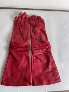 ANTEPRIMA ロングレザー手袋 赤のサムネイル