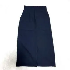 ✨美品✨ ナチュビ タイトスカート Iライン ロングスカート 紺 ネイビー