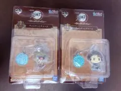 【未開封】鬼滅の刃 一番くじ H賞 ちょこのっこチャーム 炭治郎 &伊之助セット