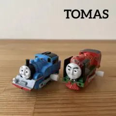 【数回使用】カプセルプラレール　きかんしゃトーマス ゼンマイ 2個　ヨンバオ