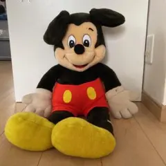 ミッキーマウス　ぬいぐるみ　昭和　レトロ