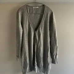 bulle de savon グレー 長袖カーディガン