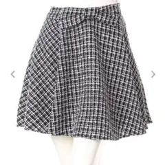 ウエストリボンツィード／スカート