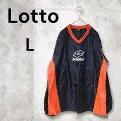 Lotto ピステ Lサイズ 黒オレンジ