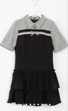 ‪*‬様 【即完売品】evelyn ドッキングティアードOP ブラック