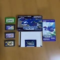 ゲームボーイアドバンス ポケットモンスターサファイア リーフグリーン 任天堂