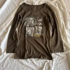 y2k グランジ　カットソー　ロンT ギャル　平成　パンク　ゴシック　ロック