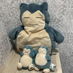 ポケモン カビゴン ぬいぐるみ 2体セット くたくたたった！ すやすや