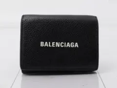 本物美品✨ Balenciaga バレンシアガ エブリデイ 三つ折り財布 シボ革のサムネイル