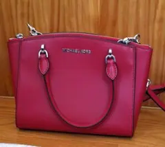 【極美品】MICHAEL KORS ELLIS エリス 2WAYバッグ深紅
