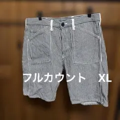 フルカウント　ヒッコリーハーフパンツ　XLのサムネイル