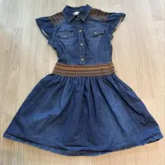 レッドヴァレンティノ　デニム 半袖ミニワンピース　40