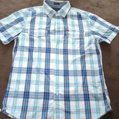TOMMY HILFIGER チェック柄 半袖シャツ M