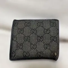 GUCCI GG柄　二つ折り財布